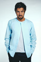 Micro Triangle Open Collar Shirt