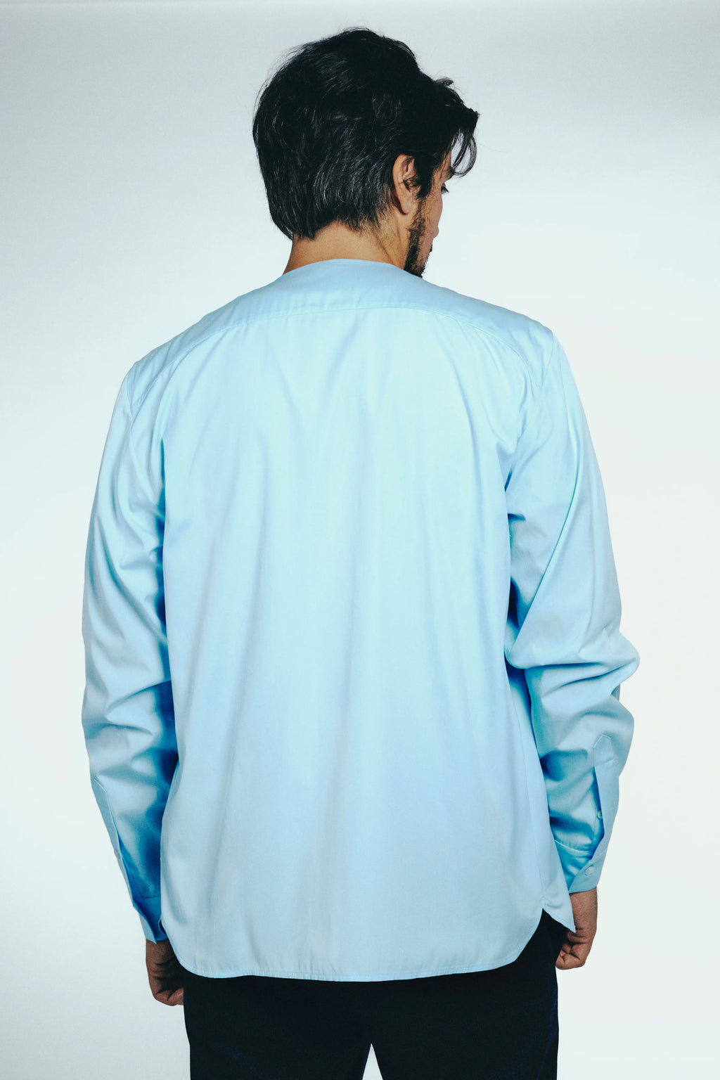 Micro Triangle Open Collar Shirt