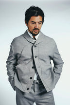 Short City Jacket with Large Double Front Pockets