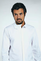 Cut & Crossed Collar Shirt