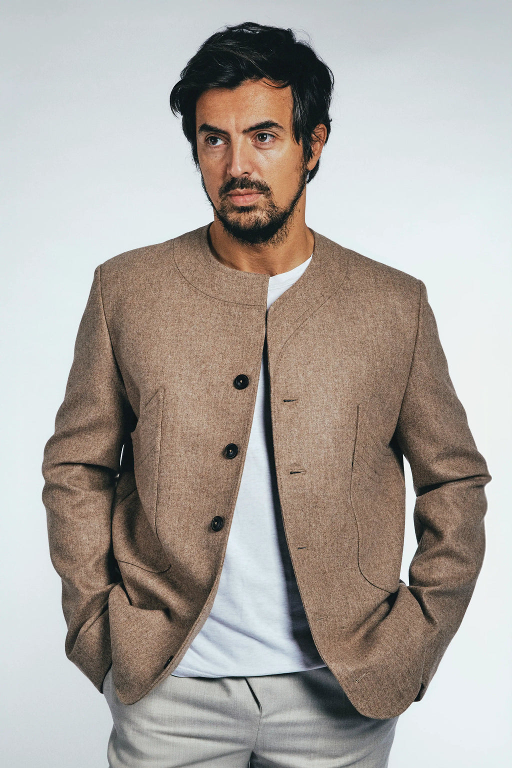 Asymmetrical Officer Jacket
