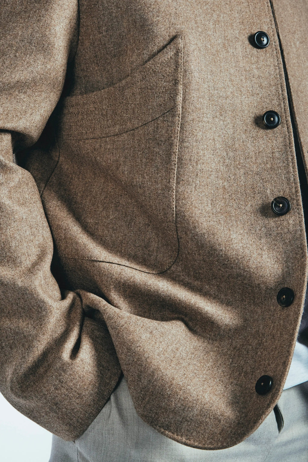 Asymmetrical Officer Jacket