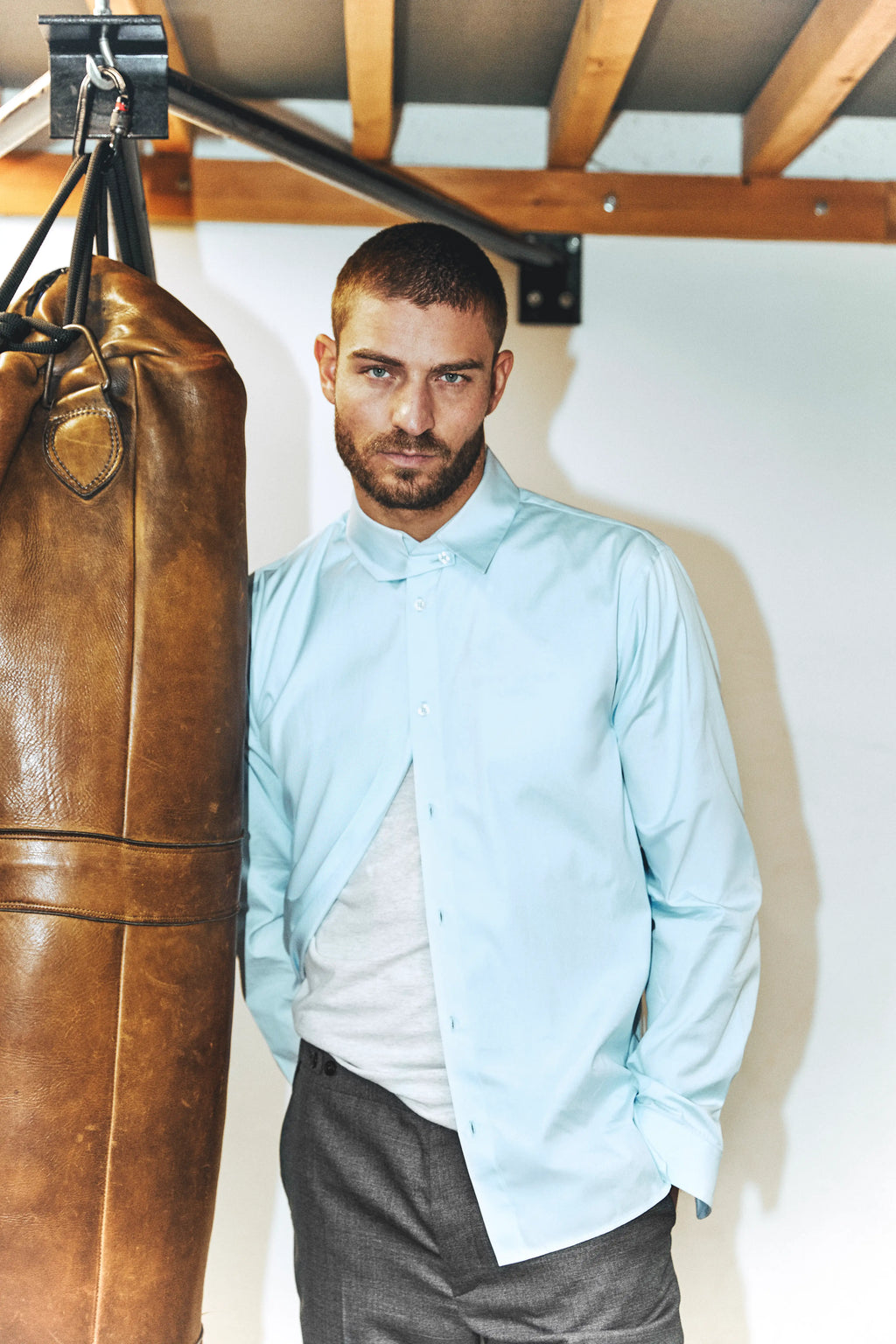 (SOON) Geometrical Collar Shirt