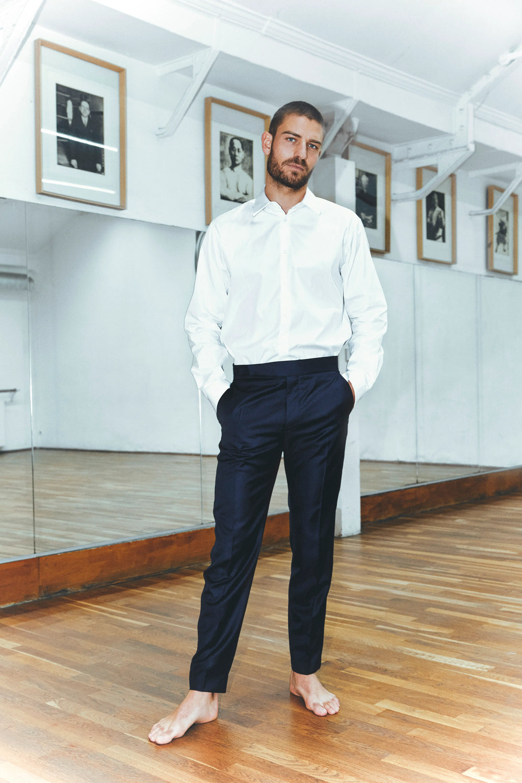 Offset Collar Shirt