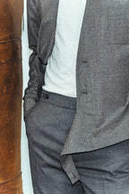 (SOON) Belted wool overshirt