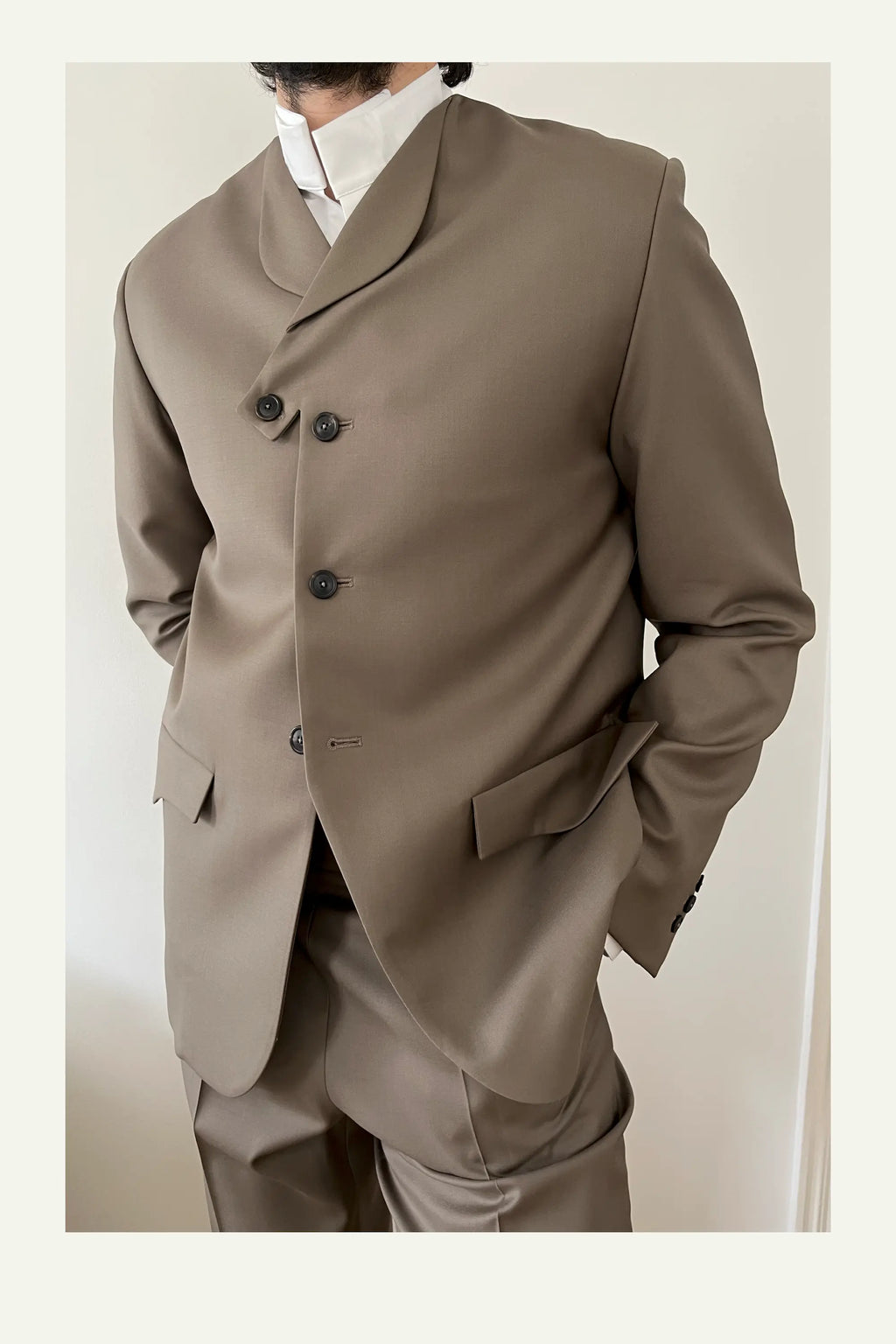 Crossover Front Tailored Jacket