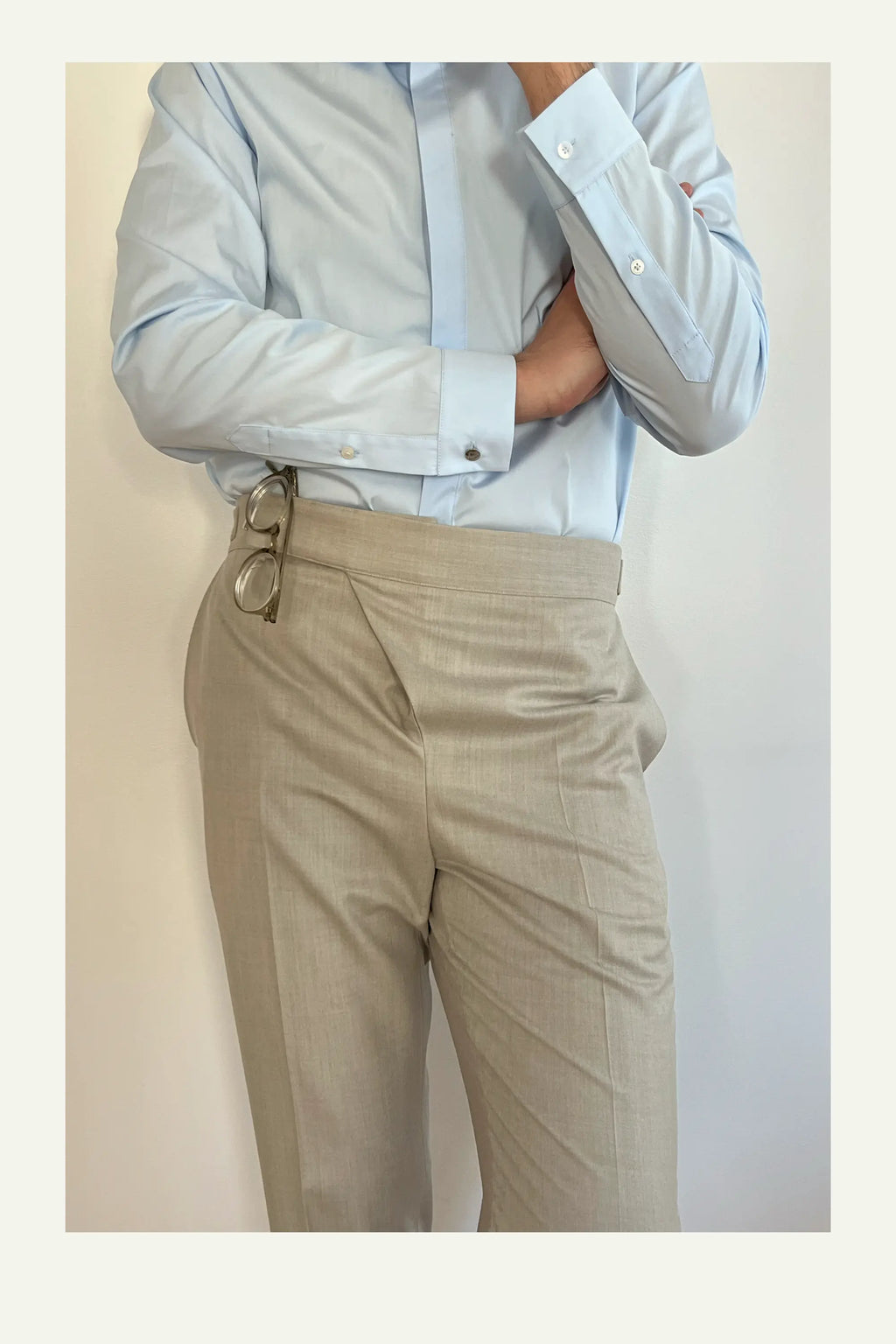 Tailored Sarouel-Style Dress Trouser