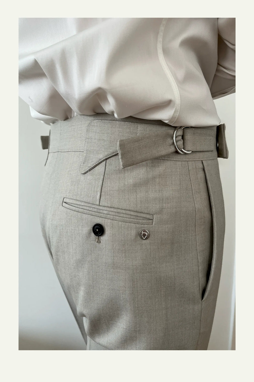 Tailored Sarouel-Style Dress Trouser