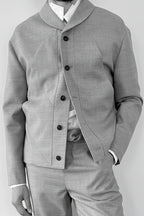 Short City Jacket with Large Double Front Pockets