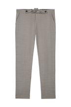 W-Shaped Back Belt Trouser