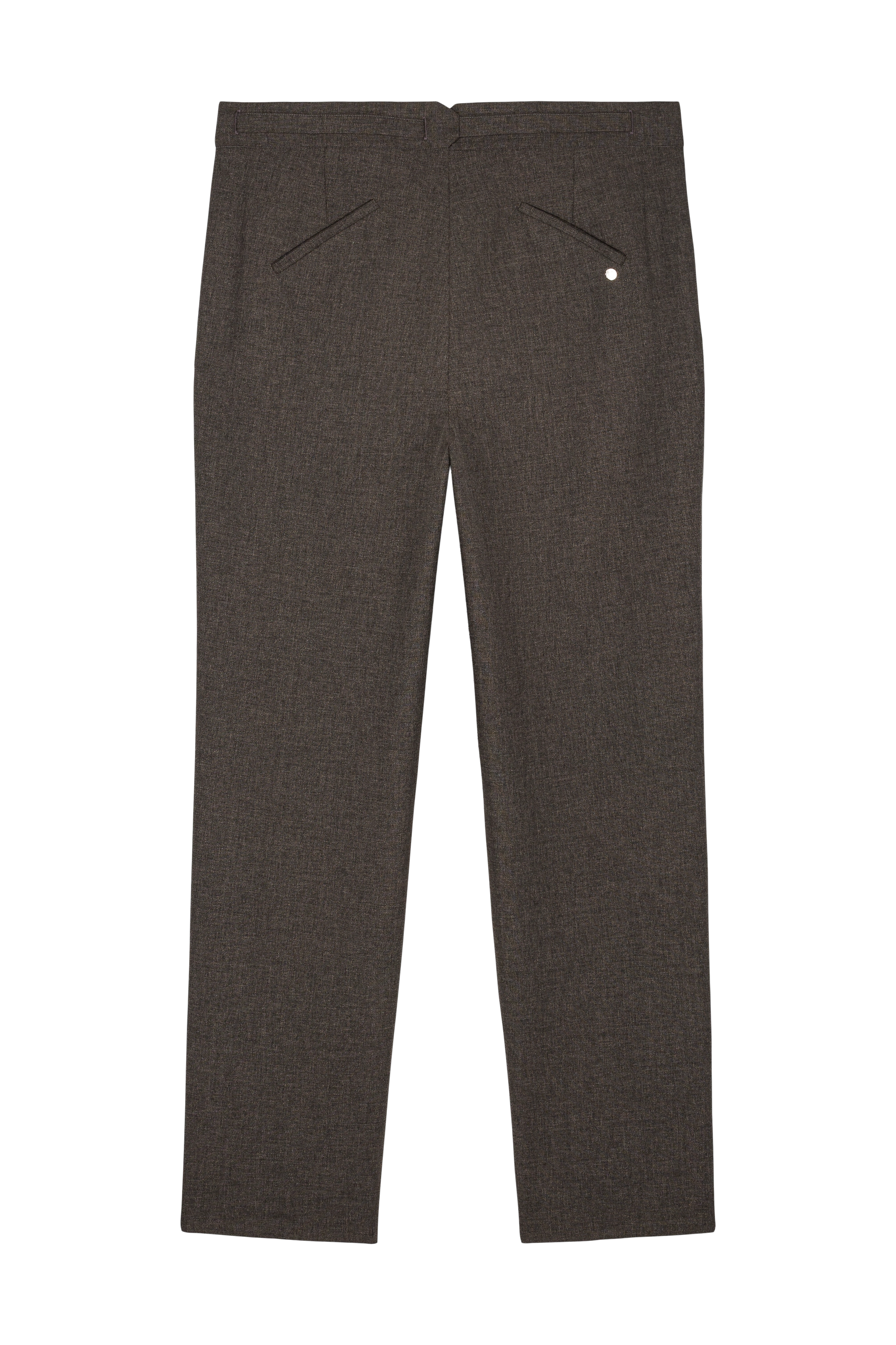 Crossed Belt Pleated Trouser