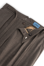 Crossed Belt Pleated Trouser