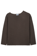 Asymmetrical Boat Collar Sweater