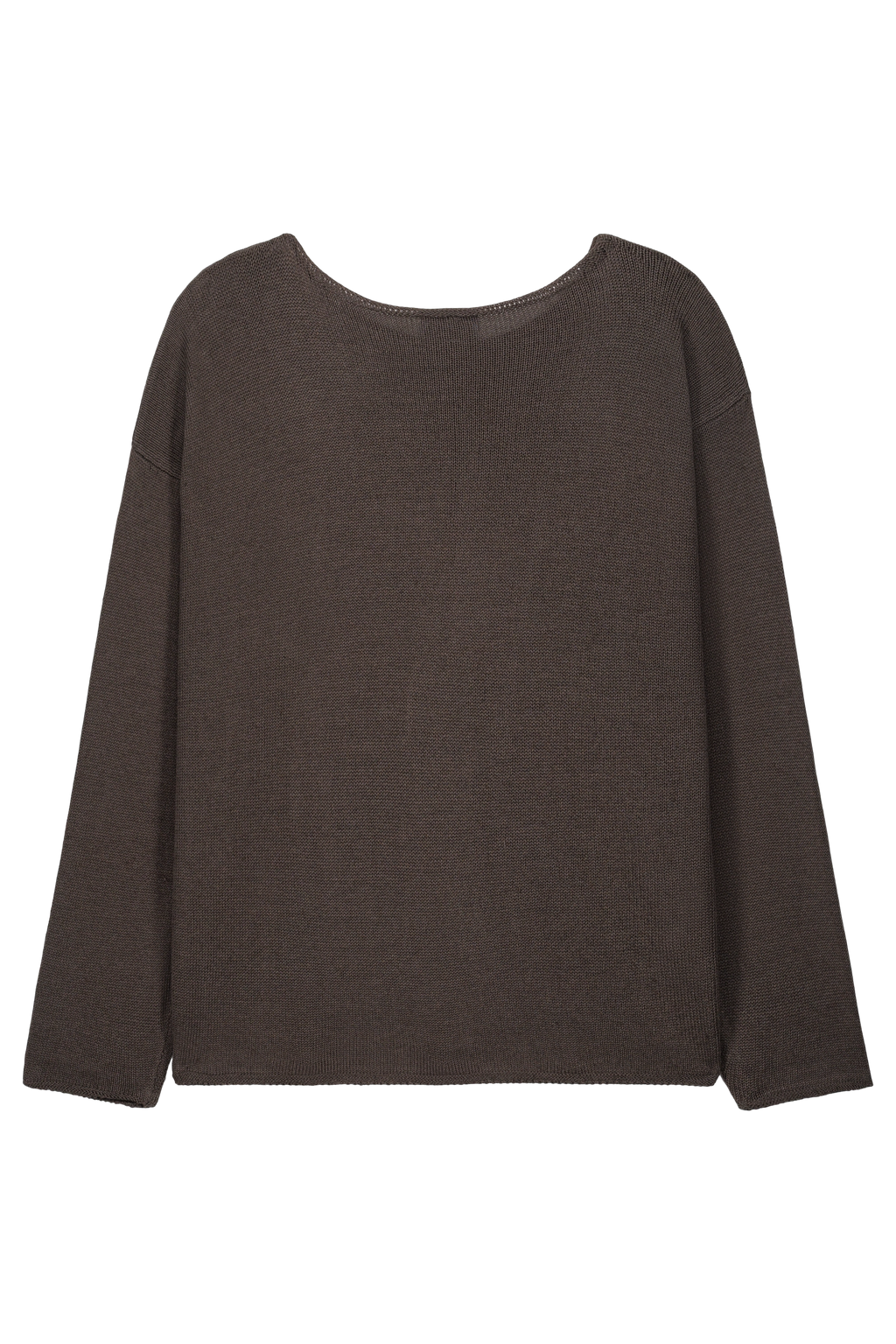 Asymmetrical Boat Collar Sweater