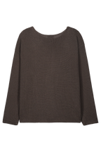 Asymmetrical Boat Collar Sweater