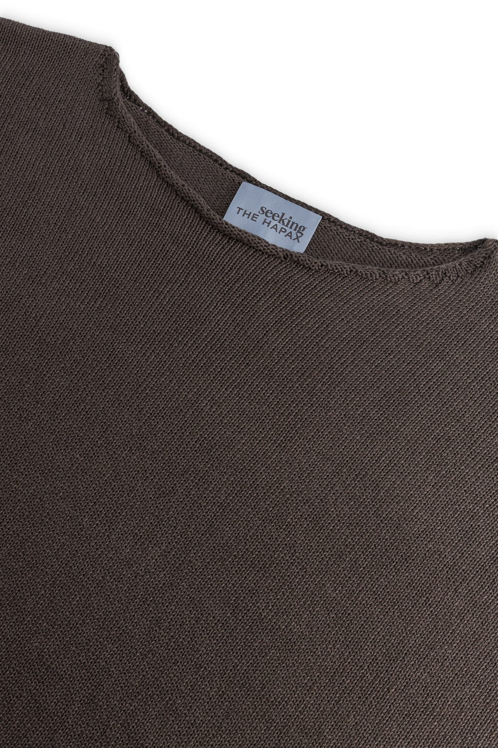 Asymmetrical Boat Collar Sweater