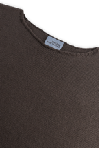 Asymmetrical Boat Collar Sweater