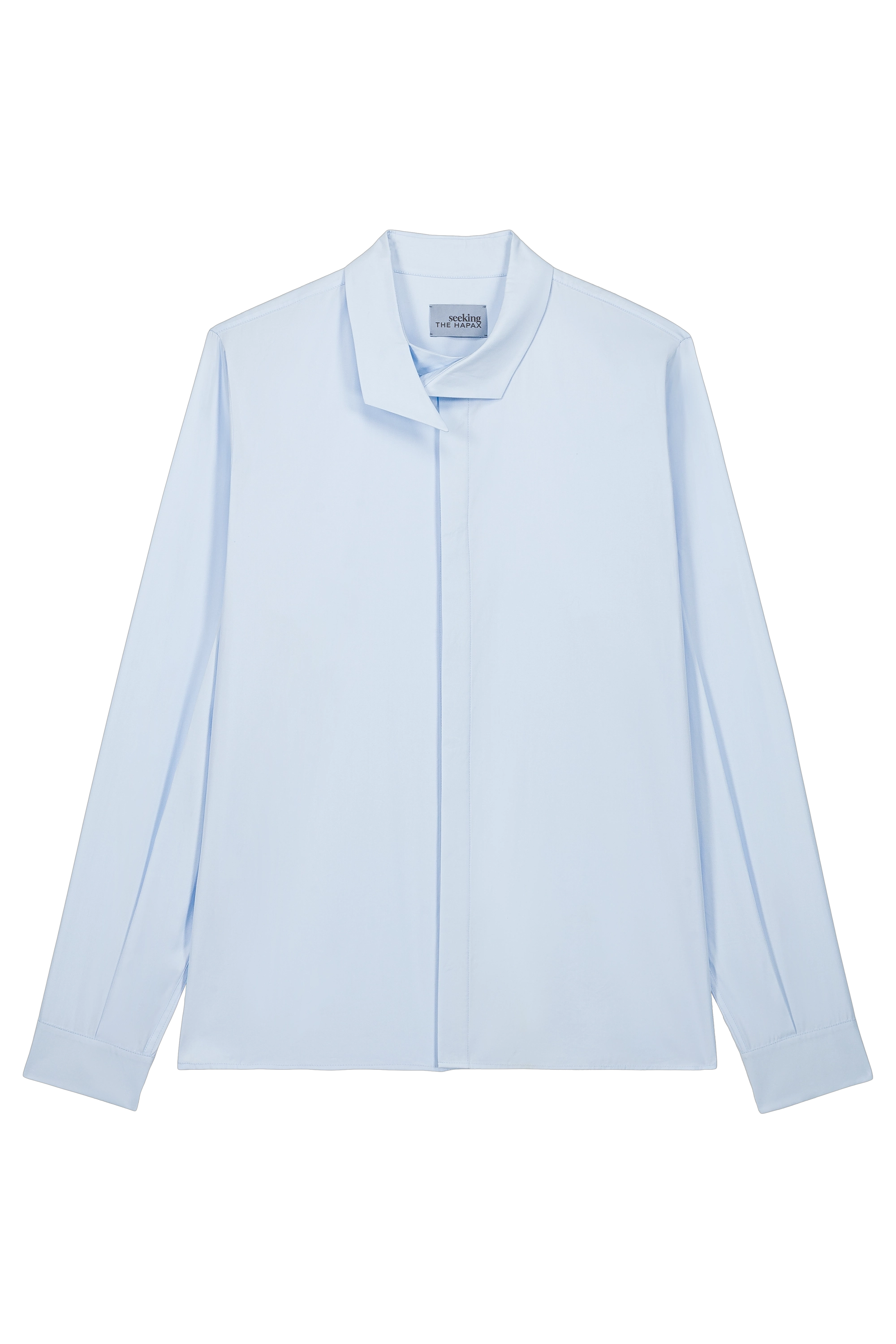 Cut & Crossed Collar Shirt