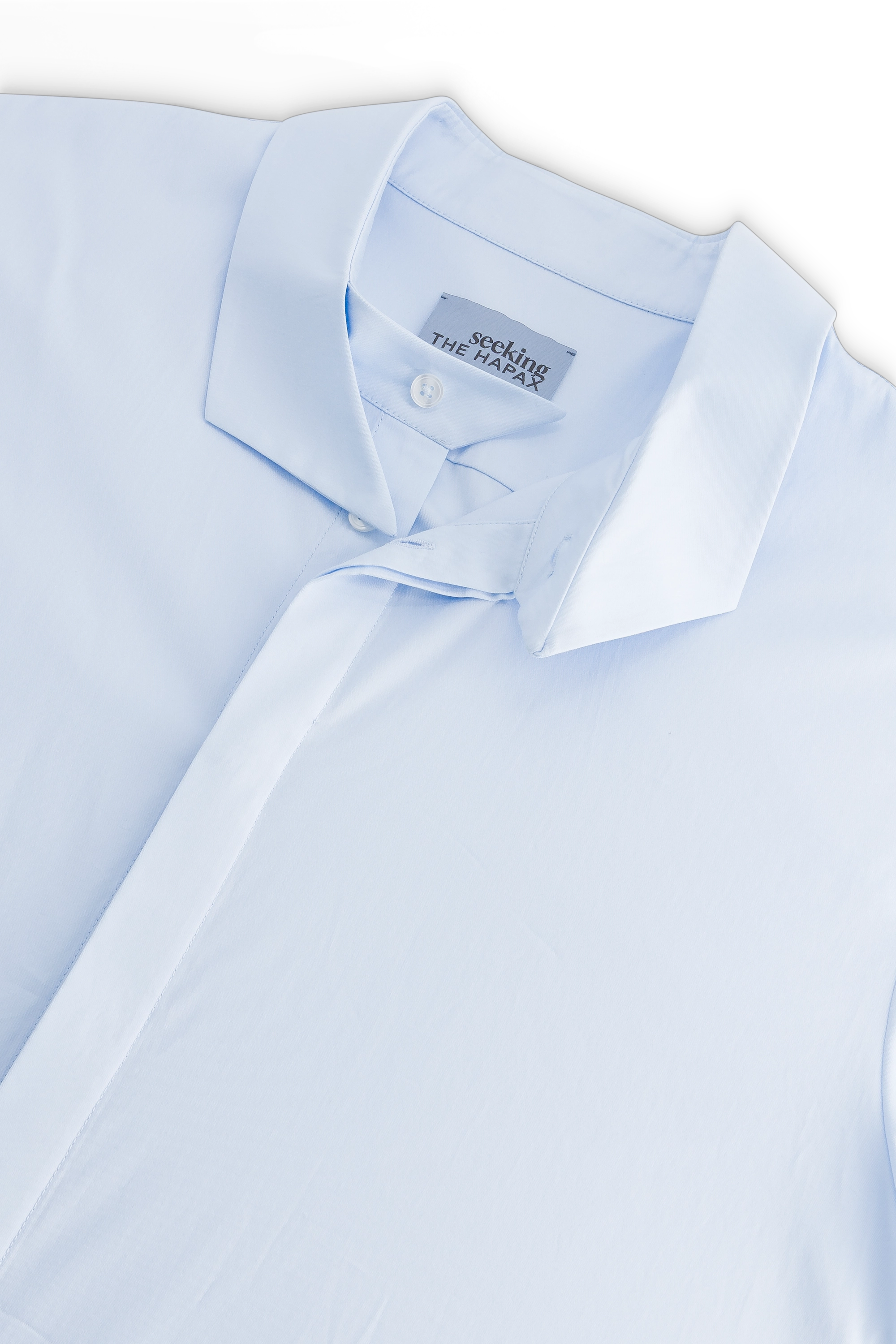 Cut & Crossed Collar Shirt