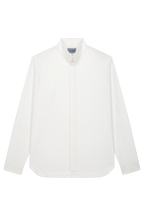 Horizontal Fold Collar Shirt