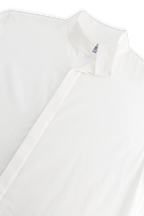 Horizontal Fold Collar Shirt