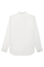 Asymmetrical collar shirt