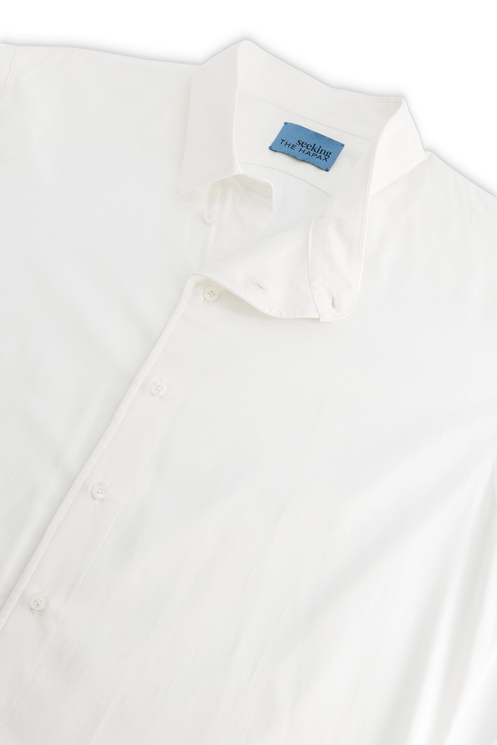 Asymmetrical collar shirt