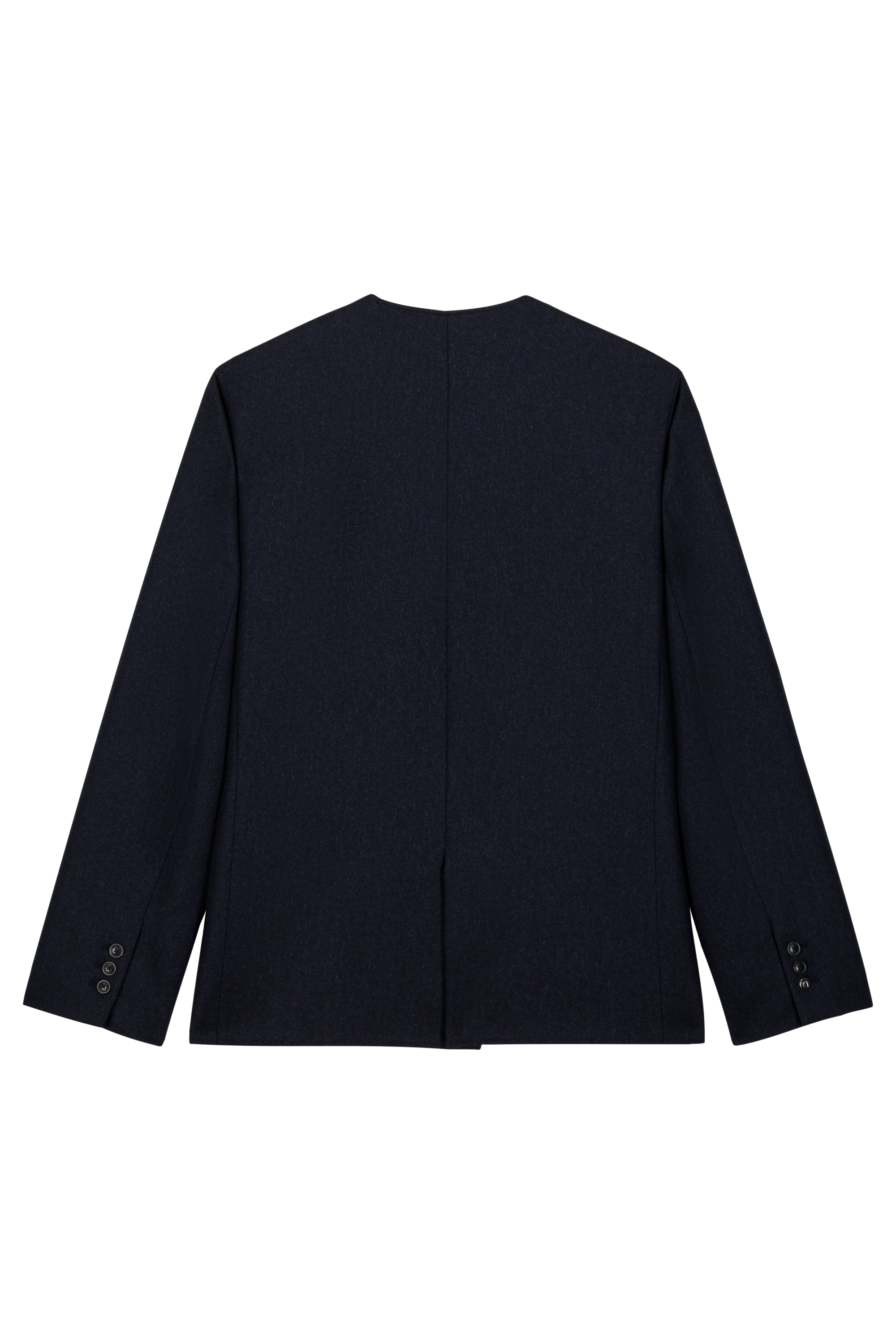 Low-Set Square Lapel Jacket