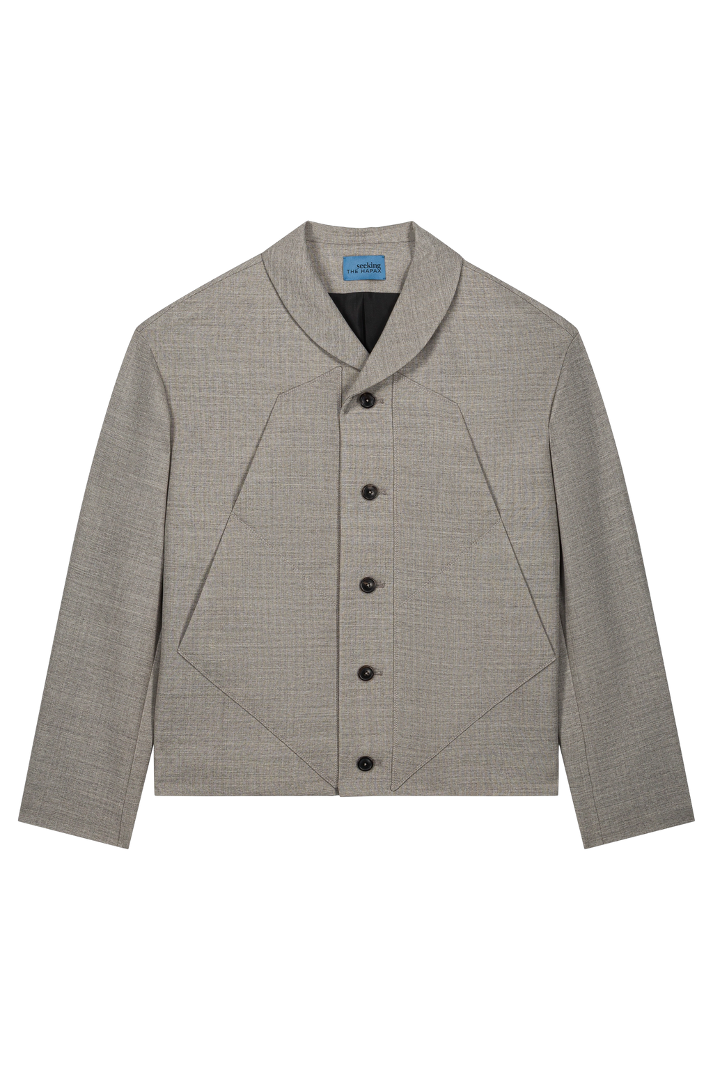 Short City Jacket with Large Double Front Pockets