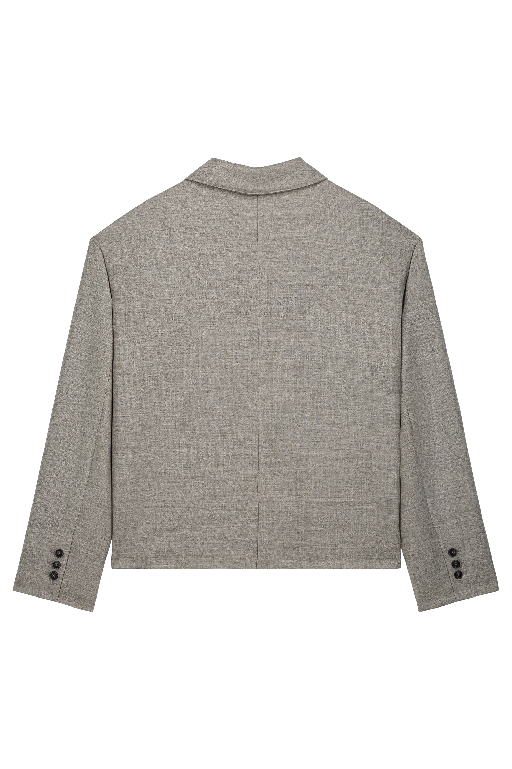 Short City Jacket with Large Double Front Pockets