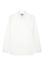 Diagonal Closure Blouse Shirt