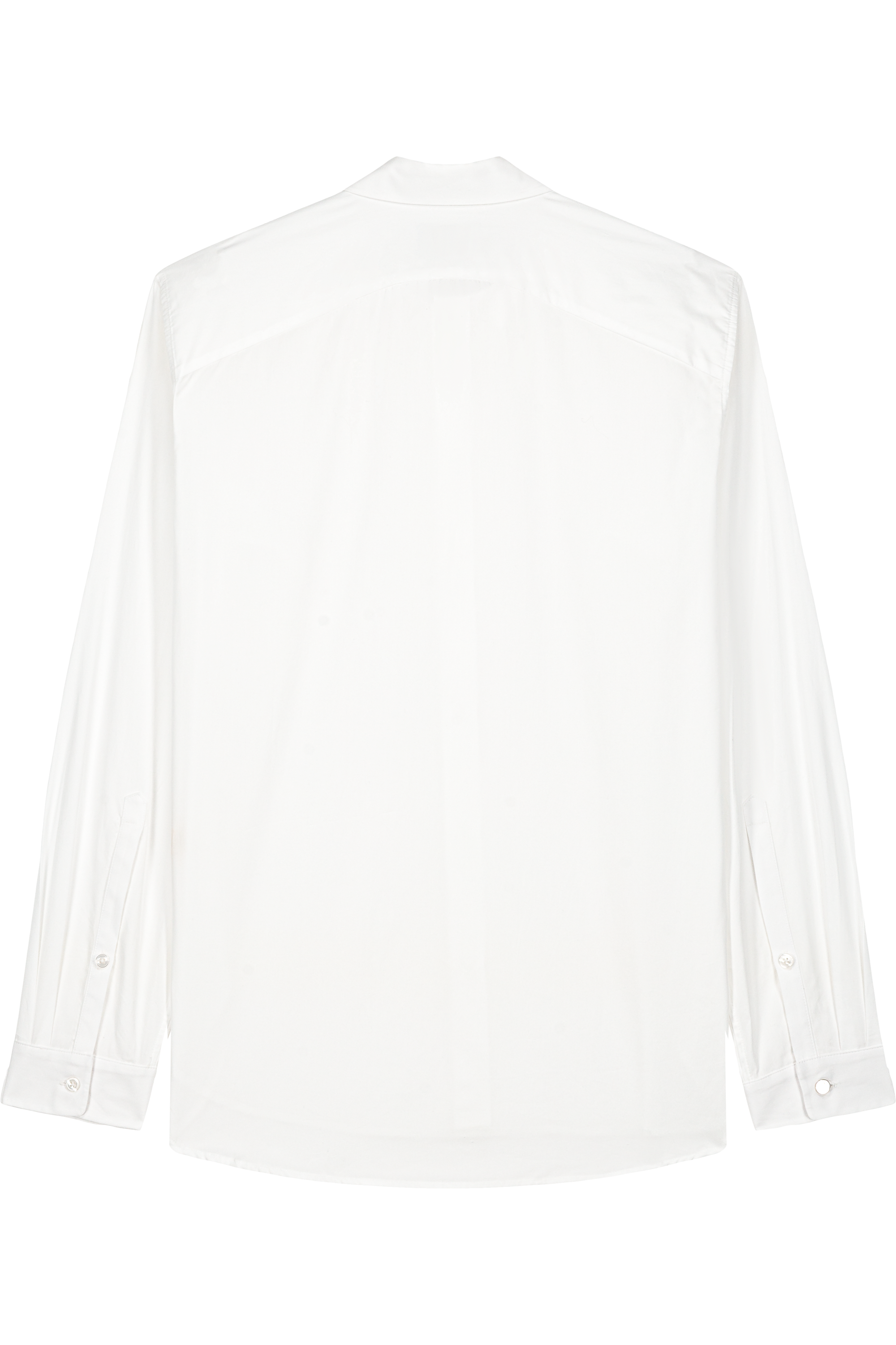 Diagonal Closure Blouse Shirt